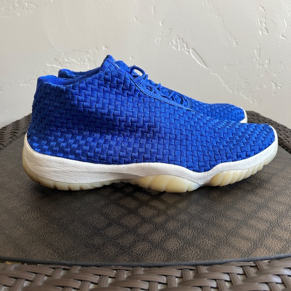Jordan Future Hyper Royal Activewear Lace Up Sneakers Size 12 - Picture 3 of 10